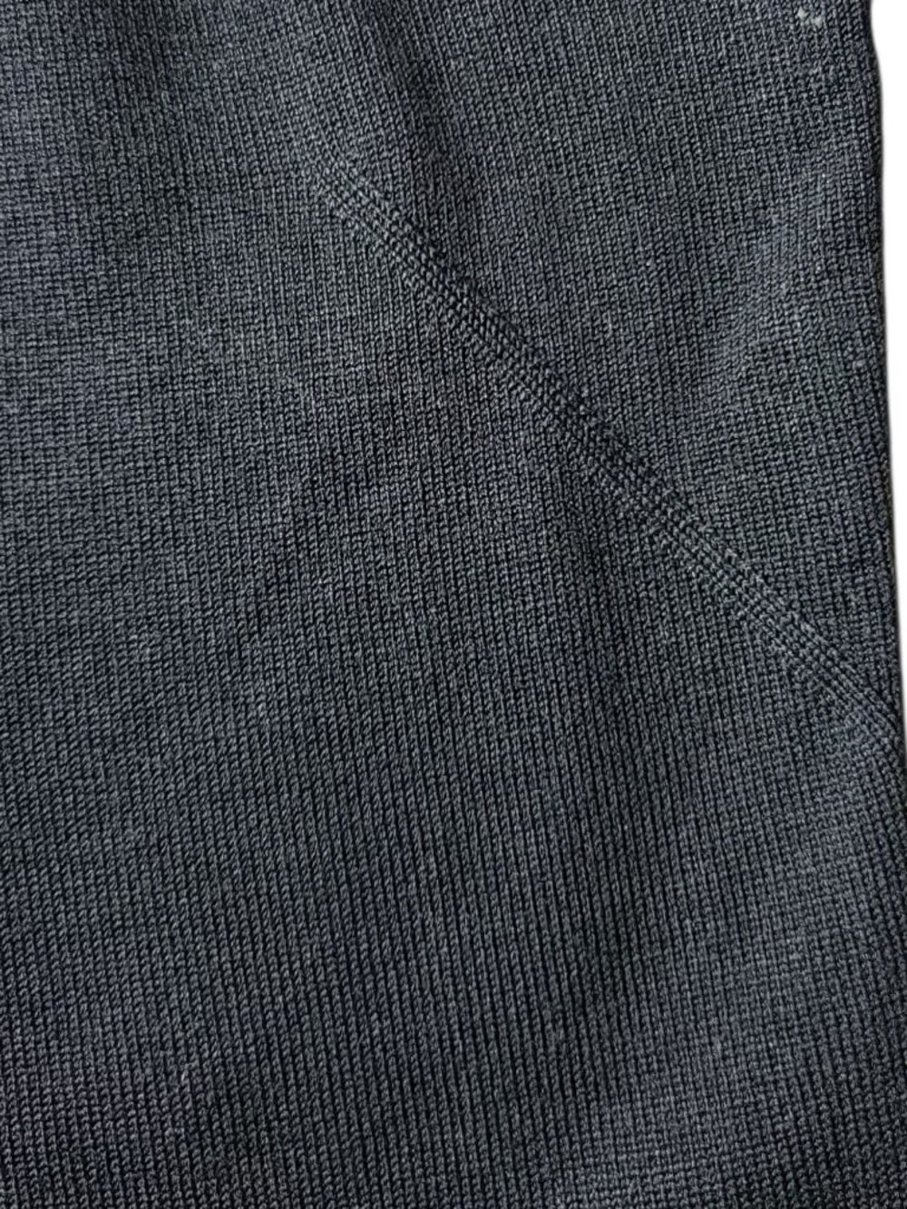 Neiman Marcus Womens Sleeveless Black Knit Sweater Vest W/Ivory Trim Small - Picture 4 of 8